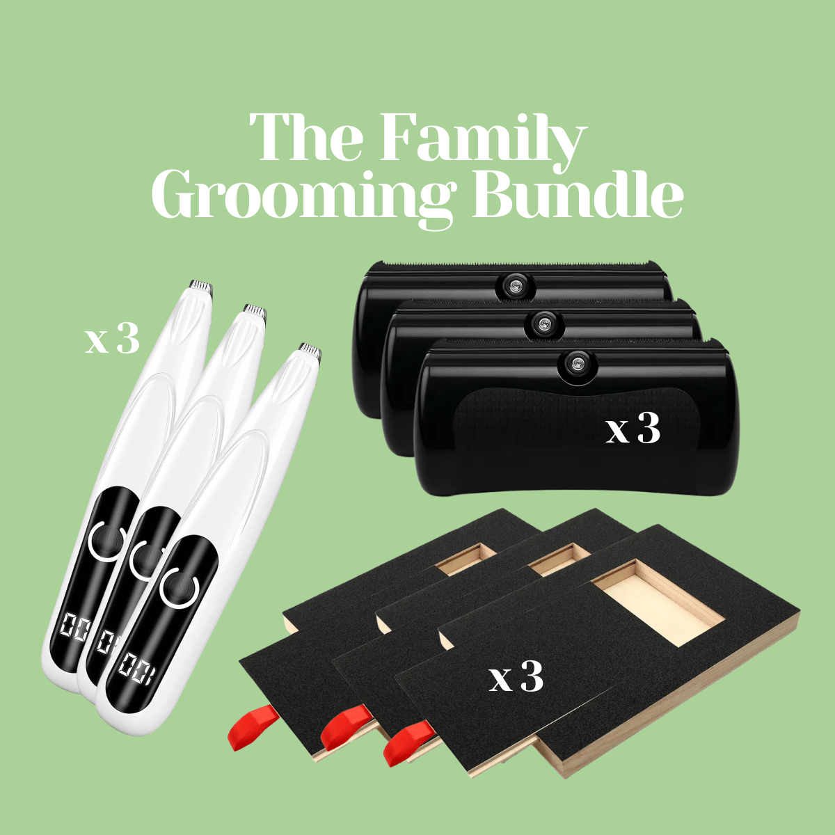 Pawsh Living™ Family Grooming Bundle